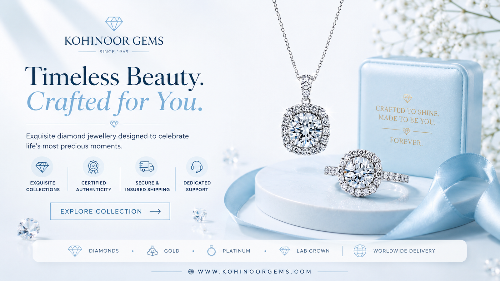 Kohinoor Gems - Diamond Wedding Bands & Engagement Rings
